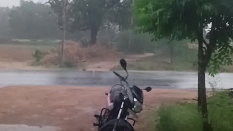 Hevey rain in India