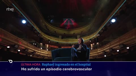 RAPHAEL ha sido HOSPITALIZADO tras haber sufrido un FALLO CEREBROVASCULAR | RTVE Noticias