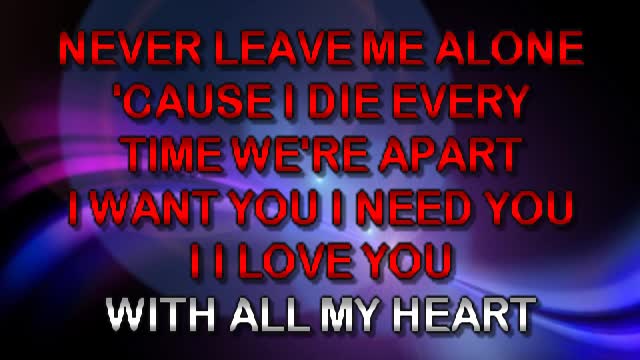 kbkaraokeking I Want You I need You I love You (Elvis)