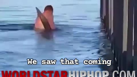 What Could Go Wrong Australian Man Tries To Drag Shark Into Ocean