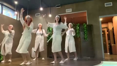 Group Zumba Dance INSIDE SPA!