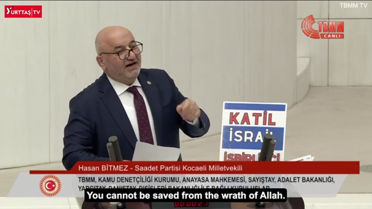 Turkish Lawmaker Dies After Suddenly Collapsing in Parliament While Bashing Israel