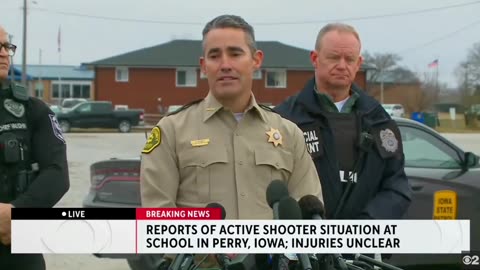 "Multiple gunshot victims" following a shooting at Perry High School in Iowa