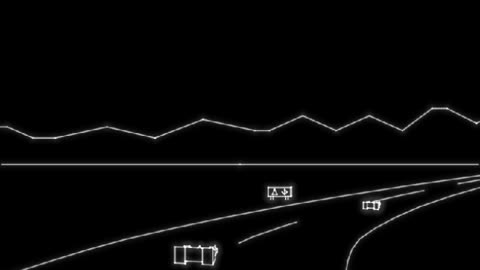 [Vectrex] Pole Position (1983) - 1ªvez jogando