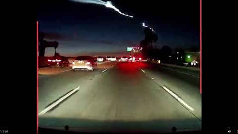 Space X Skips On Water Above Firmament !!!!! Great car dash catch of the Decade