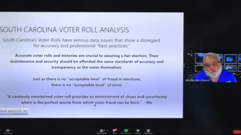 Jeff O'Donnell's Analysis of SC Voter Rolls