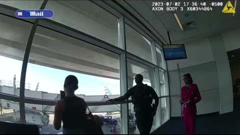 Crazy Plane Lady, Police Bodycam