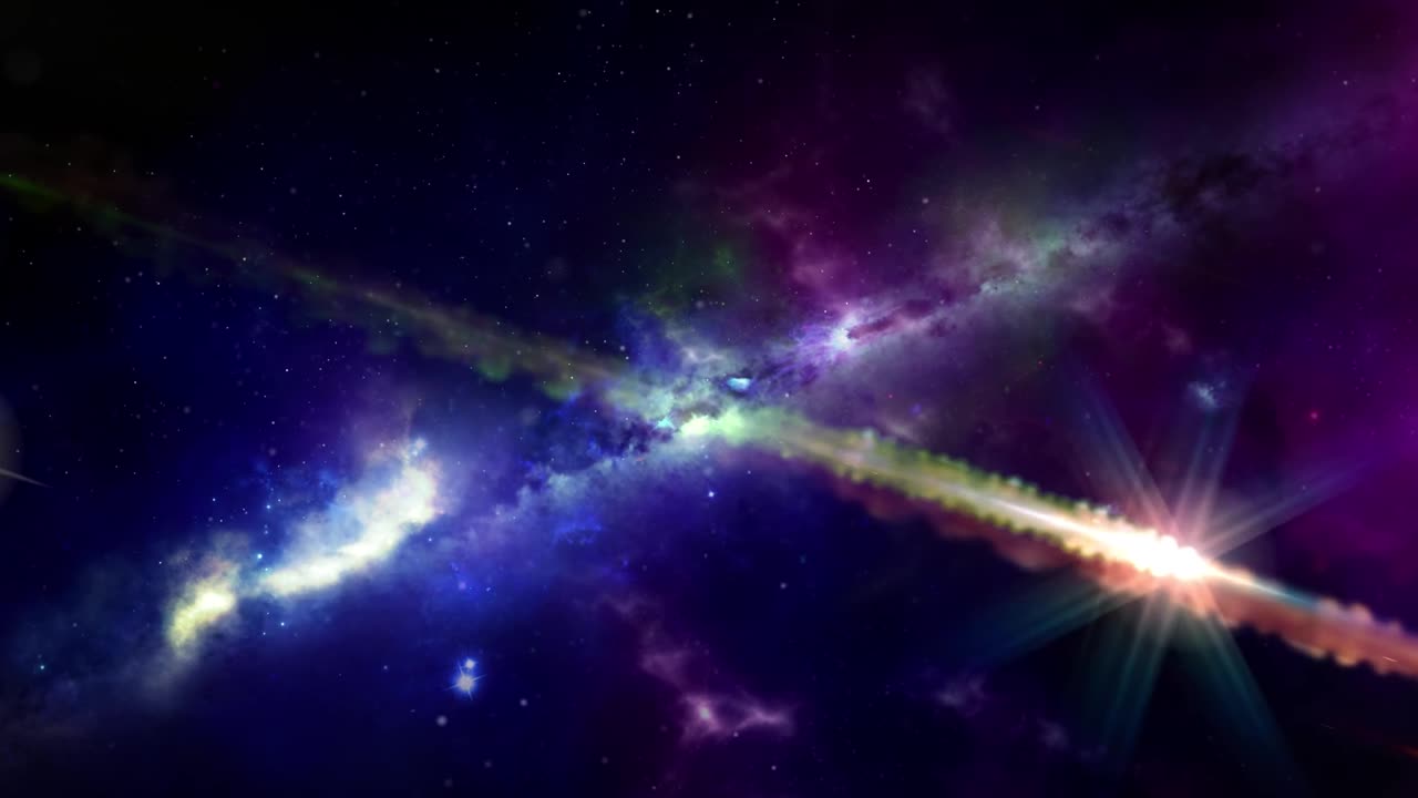 Meteor Shower Animation