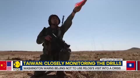 China being military drilling Taiwan