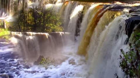 Fly over the Keila river and waterfalls