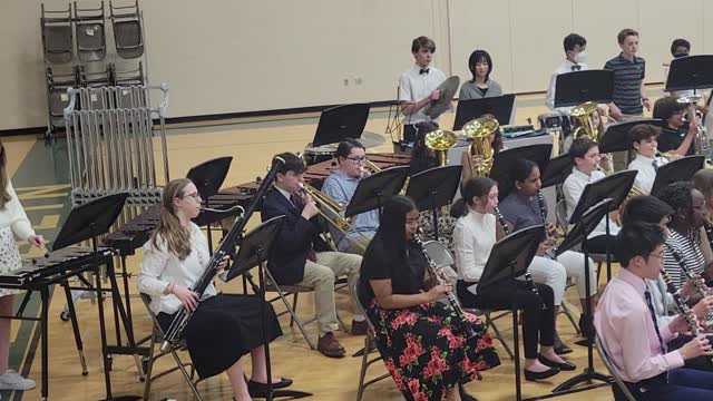 Karrer MS 8th Grade Band Performance