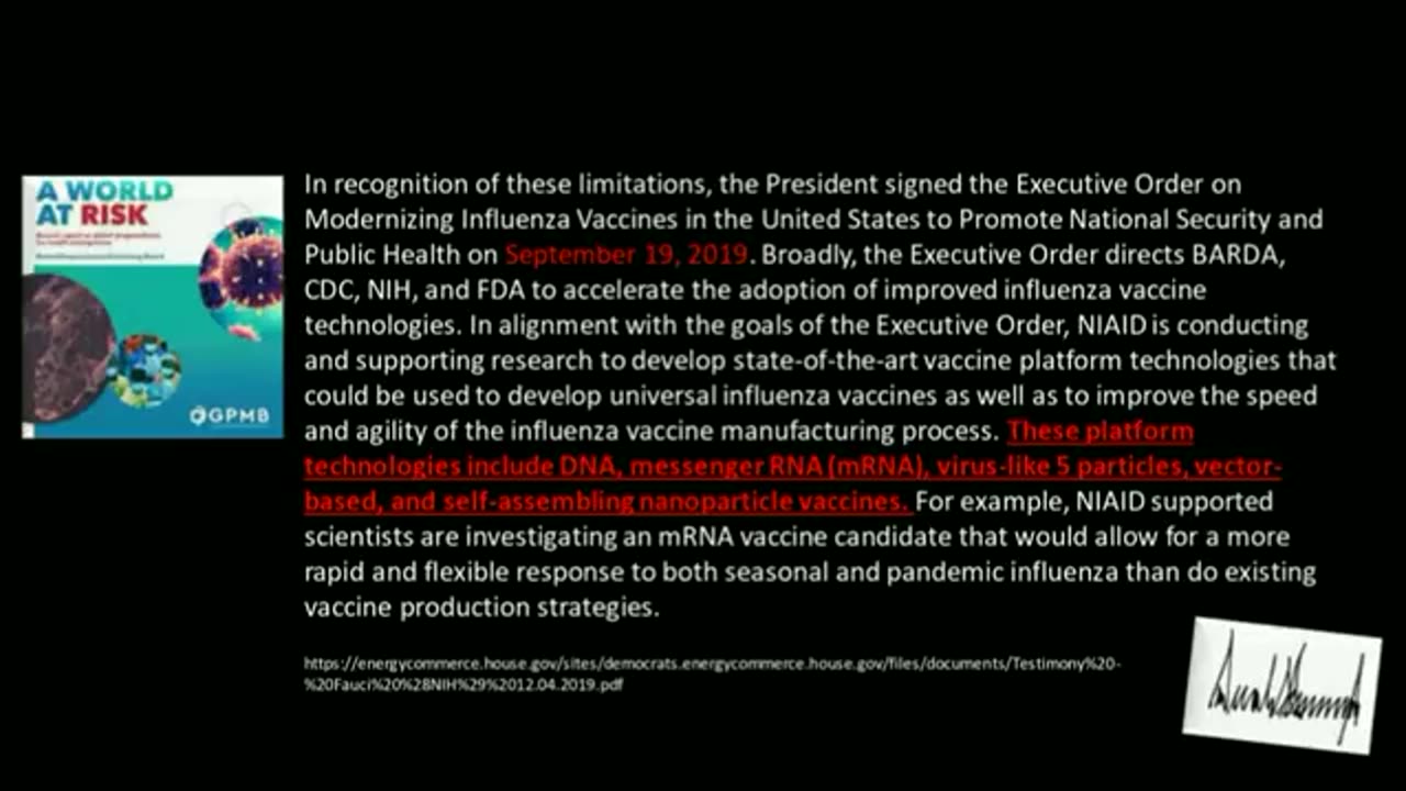Dr. Martin Explains how Trump Signed this Agreement before Covid-19