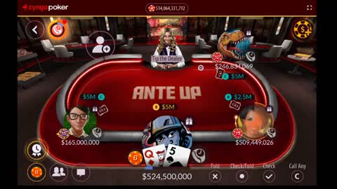 Playing 07.ZYNGA POKER - Live Stream