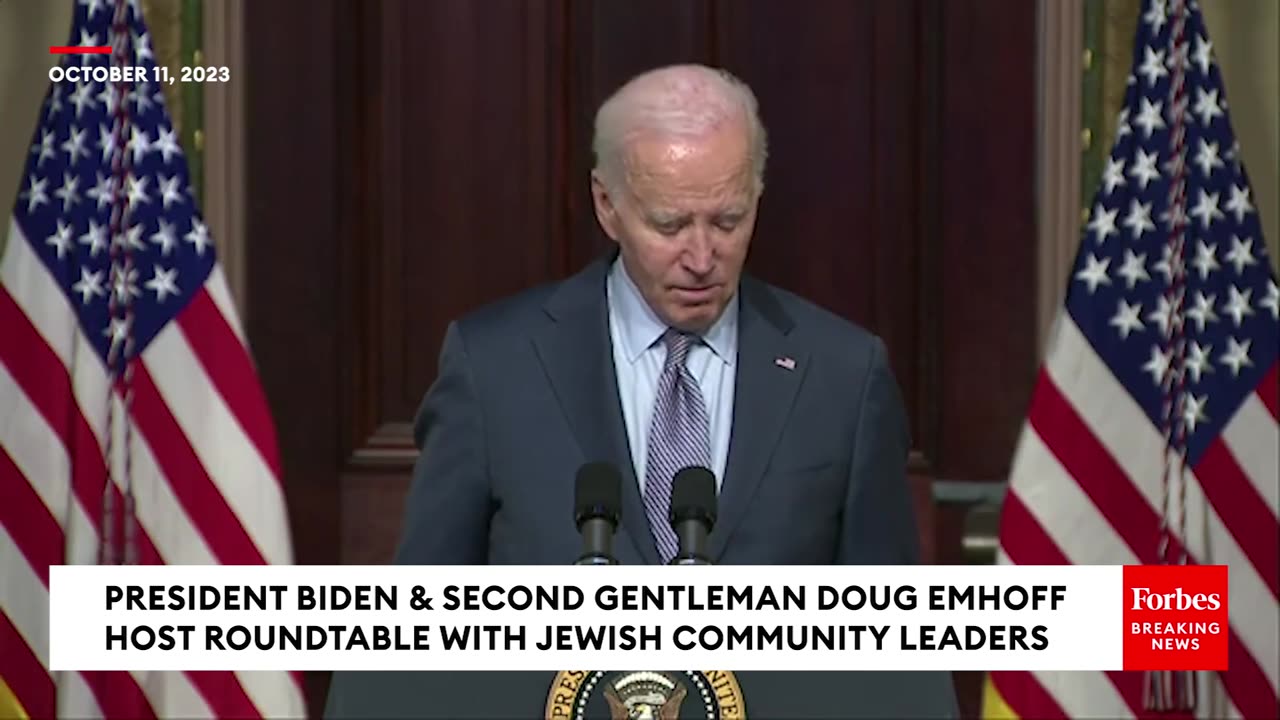 I Refuse To Be Silent- President Biden Reaffirms US's Unshakable Commitment To Israels Security