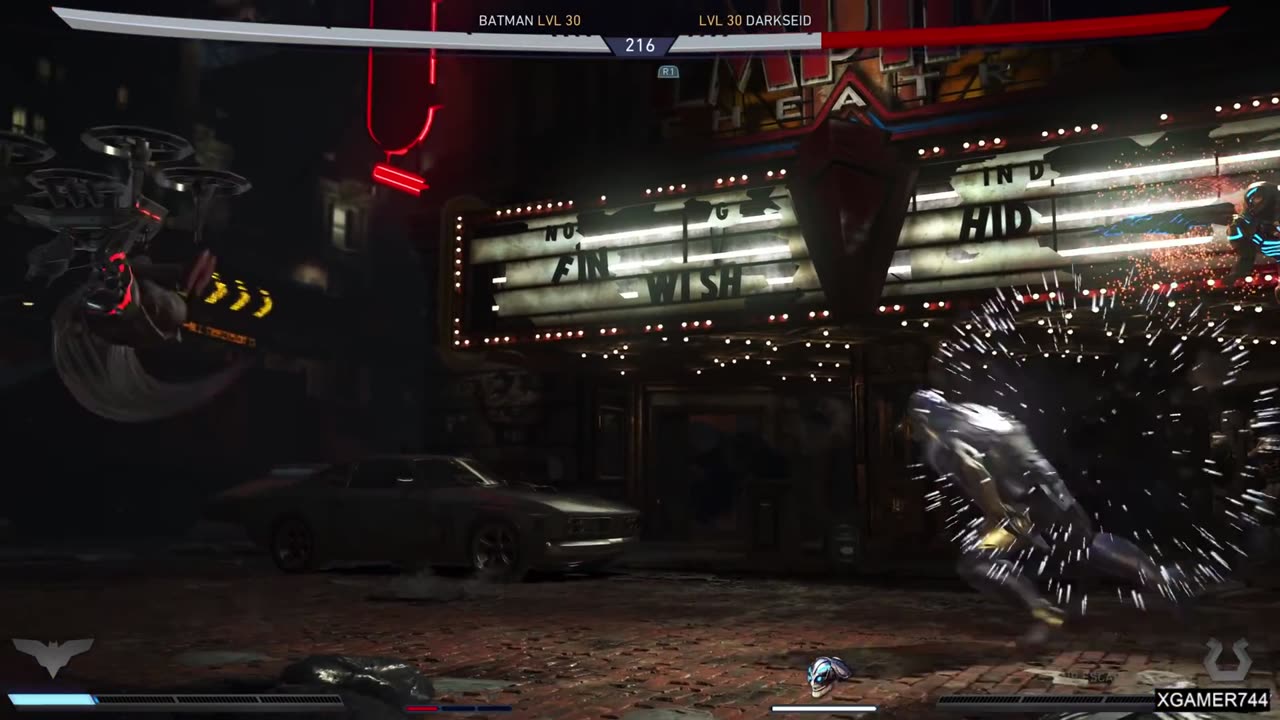 Injustice 2 HELLBat vs Darksied (VERY HARD LEVEL)