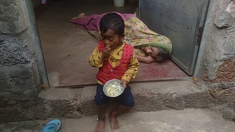 Baby eating