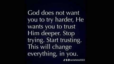 Trust God More Deeply