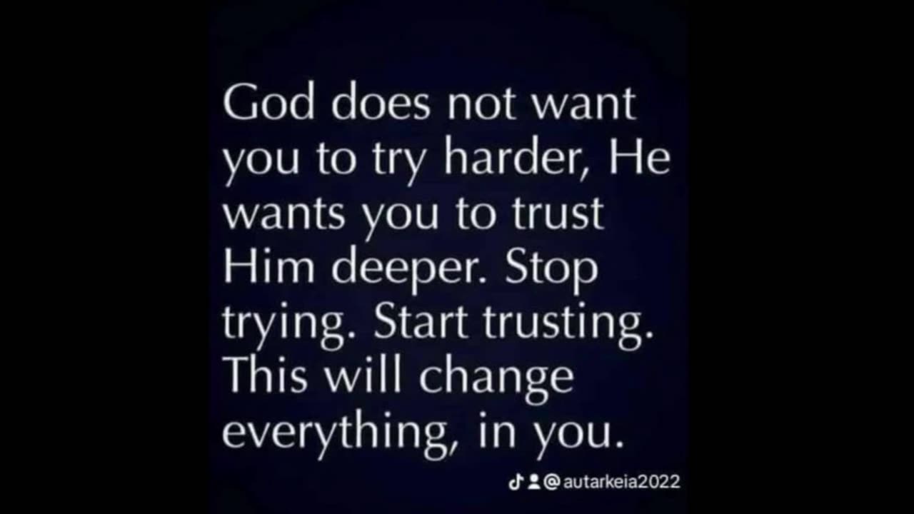 Trust God More Deeply