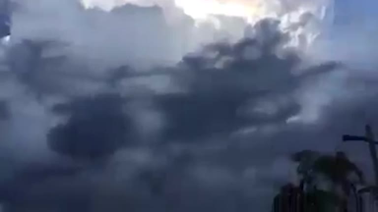 UFO mimicking a cloud over Costa Rica on November 10 2021 [Space]