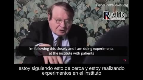 DR LUC MONTAGNIER HABLA SOBRE EL PINCHAZO