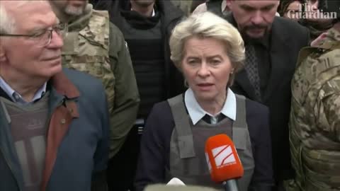 Unthinkable': Ursula von der Leyen shown mass grave in Bucha