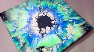 Hair dryer painting techniques, creative painting skills