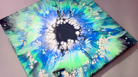 Hair dryer painting techniques, creative painting skills