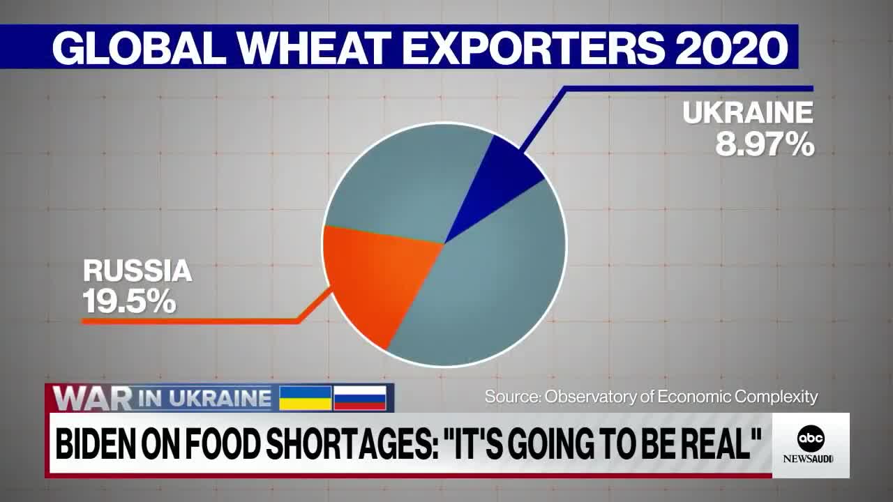 How the war in Ukraine affects global food in 2022