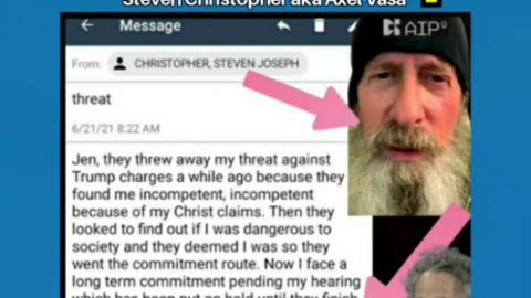 Palantir FraudGod Axel Vasa Prison Letter 1