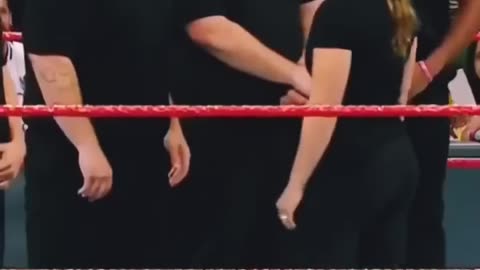 Ronda rousey destroys Alexa bliss'personel security on WWE raw