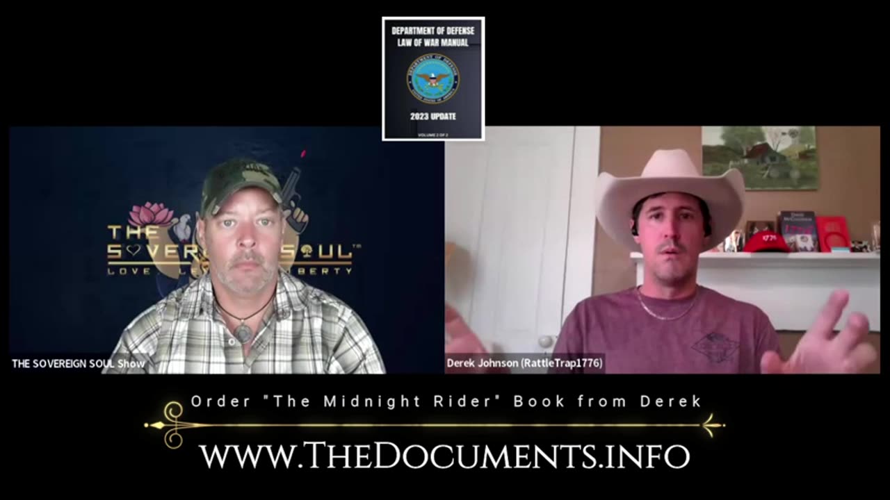 Derek Johnson & Brad Wozny- Law of WAR Plan To Save The World! “We Stand On Guard For Thee”