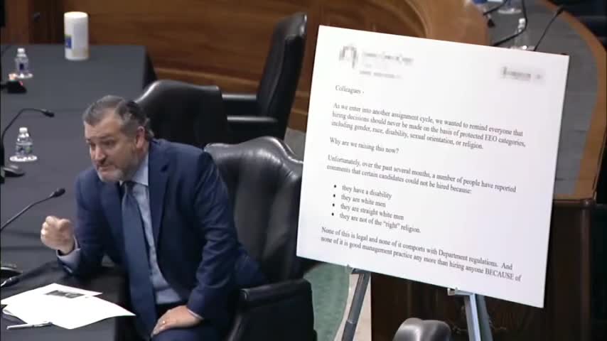 Cruz Quotes Office Space While Schooling Chief Diversity & Inclusion Officer!!