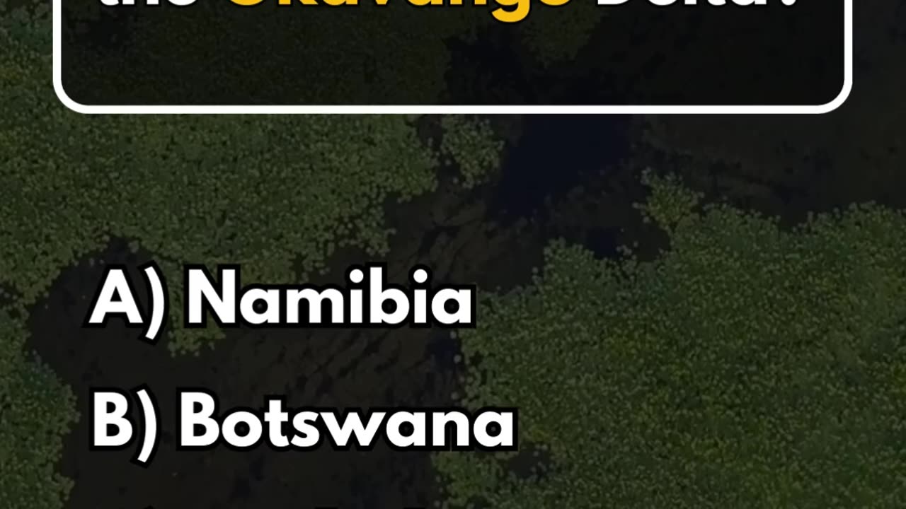 Which country has the Okavango Delta?