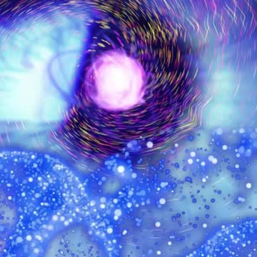 Whale watching - fantasy digital artwork