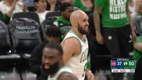 NBA - 5 triples for Derrick White in the 1H 🔥