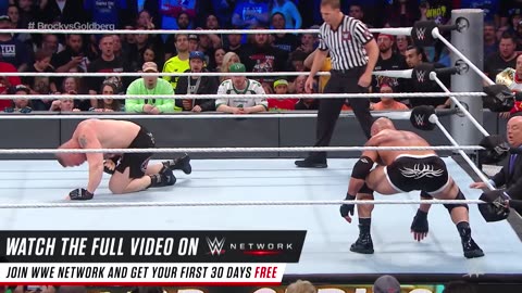 Goldberg vs. Brock Lesnar survivor Series 2023 on WWE Network