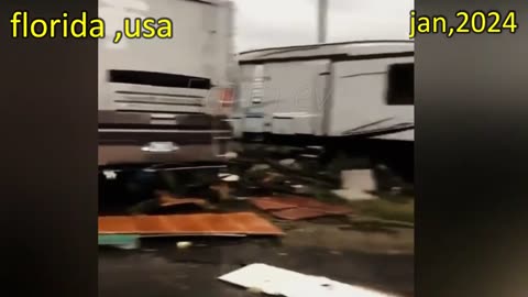 ***Florida Now ! Massive tornado destroys houses in Panama City Beach ,Florida USA.***