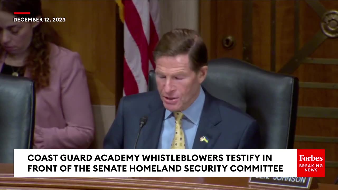 Coast Guard Academy Whistleblowers Testify In Front Of Senate Homeland Security Committee