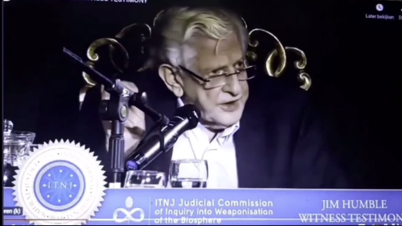 ITNJ Judicial Commission of Inquiry into WEAPONIZATION of Biosphere: Jim Humble: CHLORINE DIOXIDE (MMS) CURES 98% of ALL diseases & is patented by 100,000 patents.