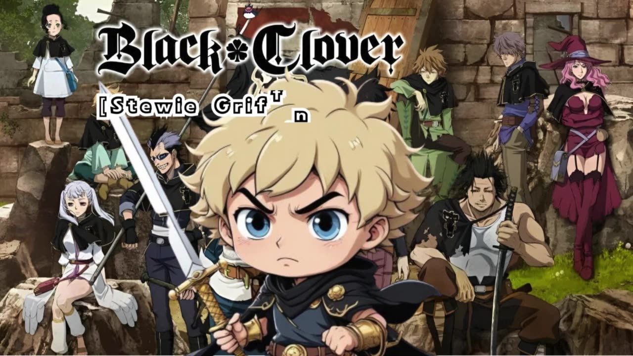 [Stewie Griffin AI Cover] Black Clover Opening 8 GIRLFRIEND - sky&blue