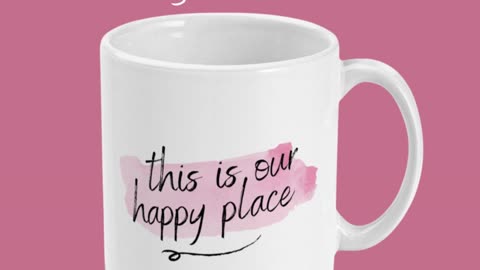 This is Our Happy Place Mug by Welovit - 11oz / 325ml ❤️