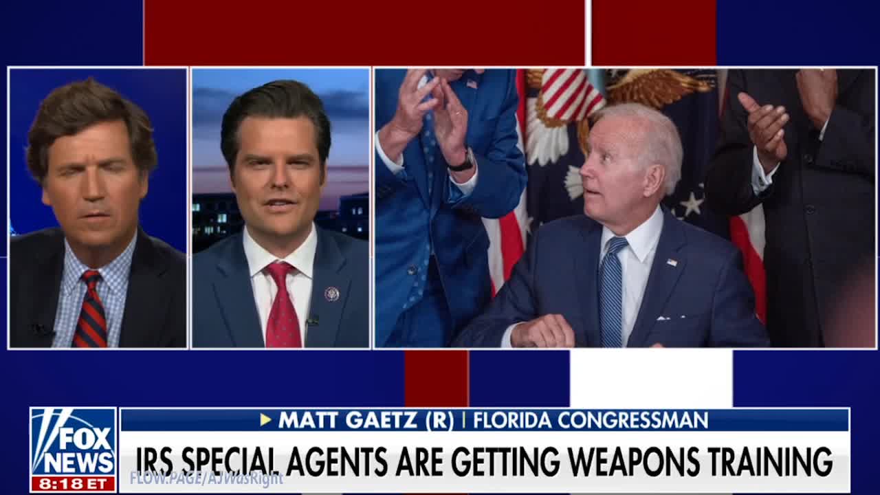 Tucker Carlson & Matt Gaetz: IRS Declares War On Americans