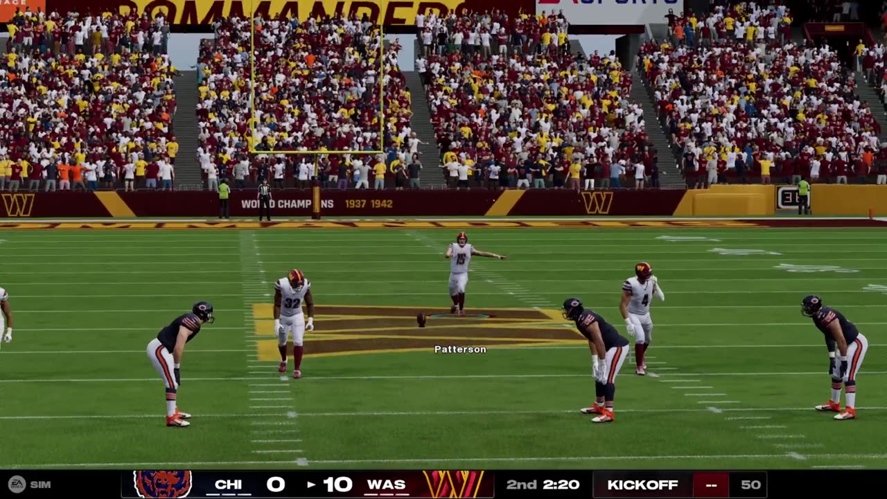 Madden 25 - Jayden Daniels Leads the Commanders VS Caleb Williams and the Bears Full Game