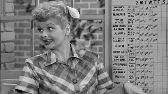 I Love Lucy Season 1 Episode 33 - Lucy's Schedule