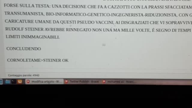 Rudolf Steiner, la profezia sui vaccini (1917!) Tortura fisica + stalking informatici live! Te la do io la patologia psicosomatica!