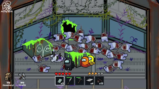 mong us animation Survival mode with zombie Complete edition