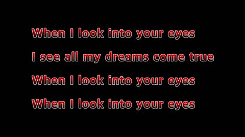 Firehouse - When I Look Into Your Eyes (Lyrics)