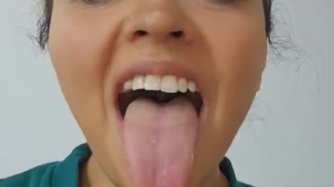 Long tongue | long | tongue | show tongue | lips | mouth | girl