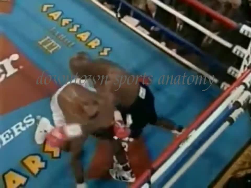 Was that a knockdown for Lennox Lewis?