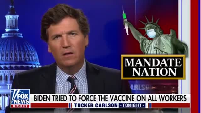 Tucker - Sept 15, 2022 - Denmark bans C19 shot for those under 50 yrs